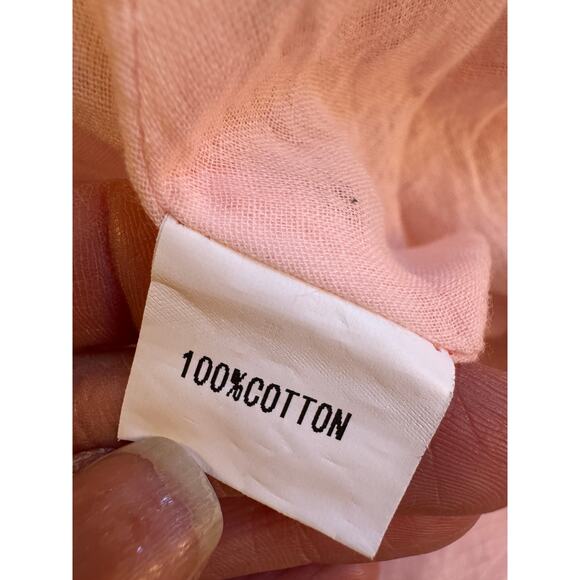 Petal & Pup Pink Tiered Polka Dot Midi Dress Smocking Feminine Flattering US 8 - Picture 6 of 8